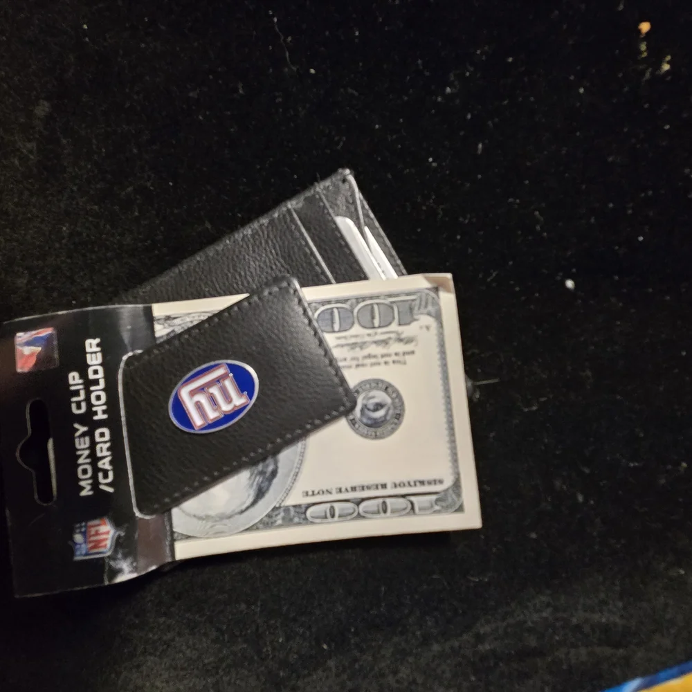 New York Giants New NFL Money Clip Card Holder